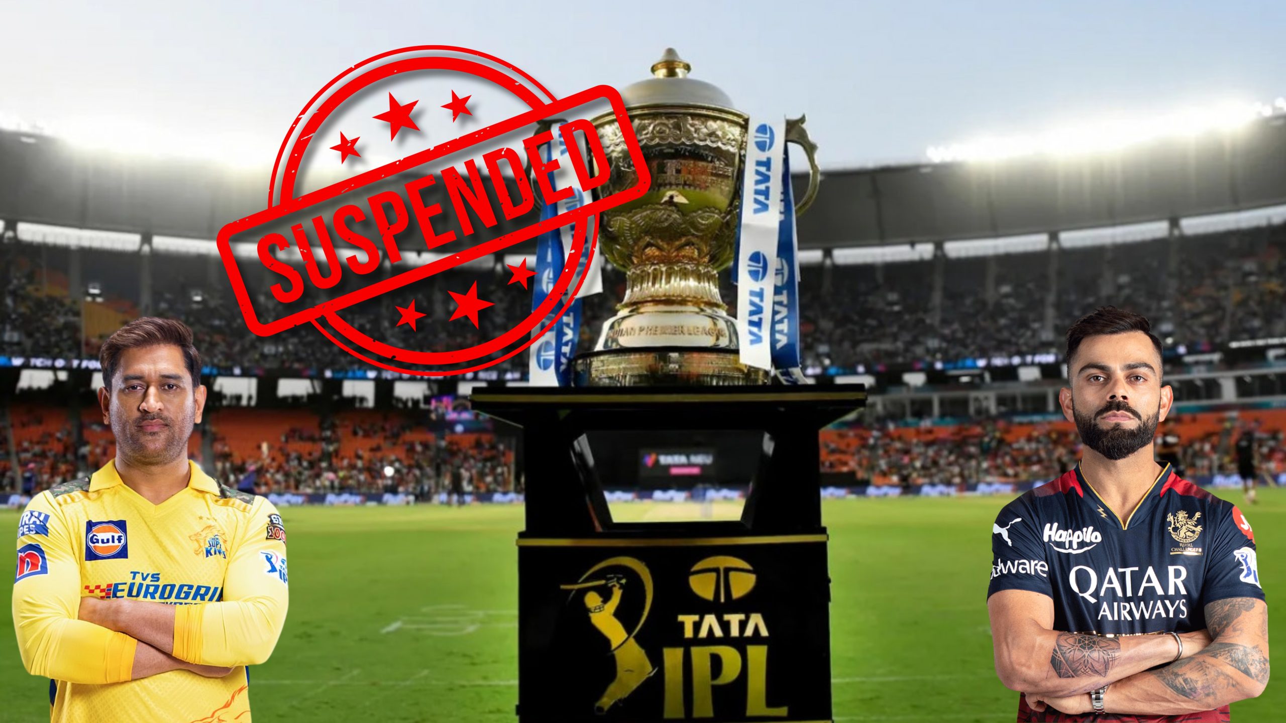 IPL 2025 Suspended